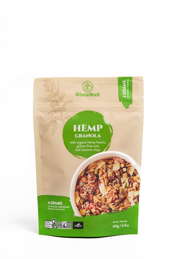Hemp Granola - Gluten Free, Plant Based, Non-GMO
