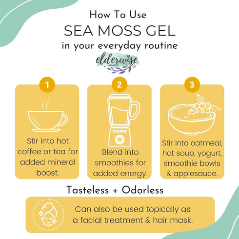 Sea Moss | WILDCRAFTED | 2.5 oz Makes 64 oz of Gel | Raw + Non GMO | Sundried | MINERAL RICH | Saint Lucia Sea Moss |