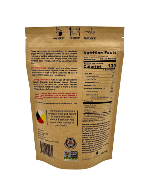 Mikinok Beans (6PK) Mikinok Dry Garbanzo Beans