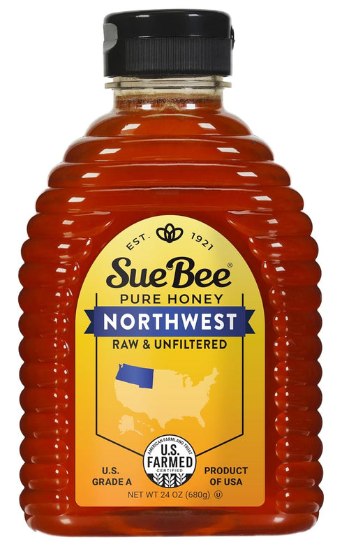 Sue Bee Local Northwest Honey, Raw & Unfiltered, Beekeeper-Owned Co-Op, Product of