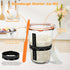 POLYHNIA 9''Banneton Sourdough Starter Kit, Sourdough Bread Baking Supplies, Bread Proofing Basket with Glass Sour