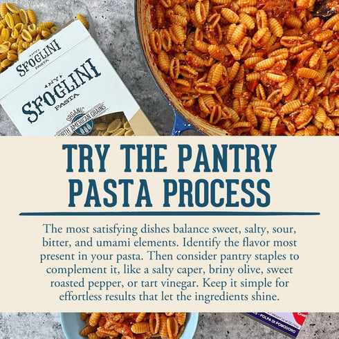 (4-Pack, 16oz Sfoglini Trumpets Pasta (Organic Durum Semolina) Campanelle/Bell Shape for Sauce Capture Each)
