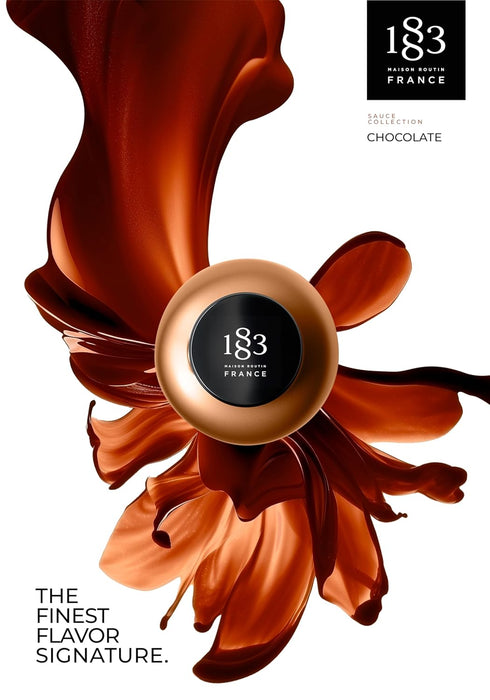 1883 500ml Chocolate Sauce Rich, Authentic French Dessert Sauce Bottle Ideal for Coffee, Ice Cream, Pancakes & More