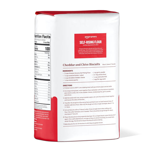 5 lb Packaging Amazon Grocery, Self Rising Flour, (Previously Amazon Fresh, May Vary)