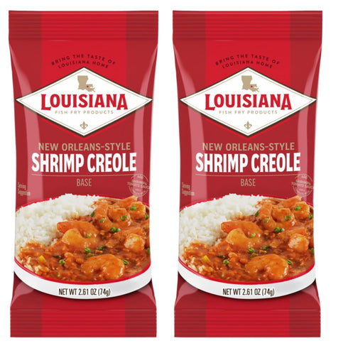 New Orleans Style Shrimp Creole Base, 2.61oz (Pack of 2) - Authentic