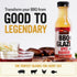 16 Oz Kosmos Q Apple Habanero BBQ Glaze, Sweet and Spicy Glaze for Ribs, Pork, Chicken, or Brisket, Bold Apple Sauce