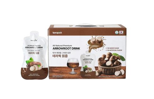 60ml 30 TerraPick All Natural Premium Arrowroot Drink Pure Korean Arrowroot, No Added Sugar, No Artificial Flavors, x
