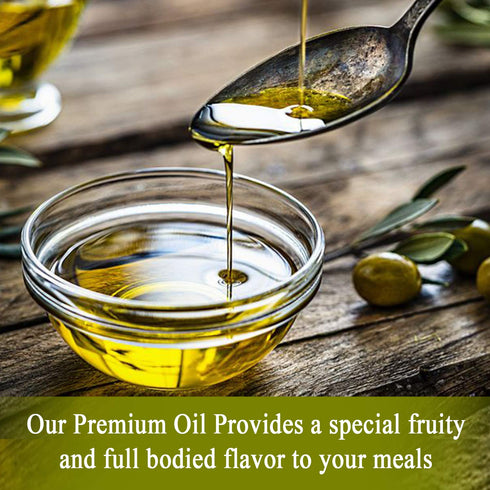 16.9 Oz (Pack 2) De La Rosa Extra Virgin olive Oil, First Cold Pressed, Vegan, Kosher, Non-GMO & Gluten-Free, Great