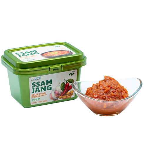 Mild Ssamjang Seasoning Sauce by JRND Foods - 500g, Spicy Savory Jang Sauce for Dipping