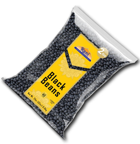 32oz (2lbs) 908g Rani Black Beans (Turtle Beans) ~ All Natural | Vegan | Gluten Friendly | NON-GMO | Kosher | Product