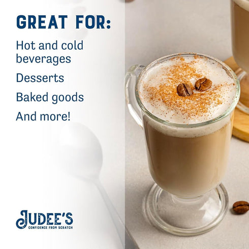 11 Oz Judee's Gluten Free Heavy Cream Powder - Gluten Free Shelf-Stable Creamer Powder - Dehydrated Heavy Cream