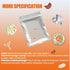 '-10M/32ft,34-36mm Natural Sausage Casing, Edible Casings for Sausage Making, Grade A, Pre-Tubed, Great for Snack