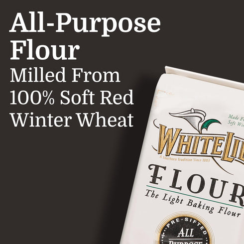 White Lily 2 lb. (2-Pack) All-Purpose Bleached Wheat Flour by