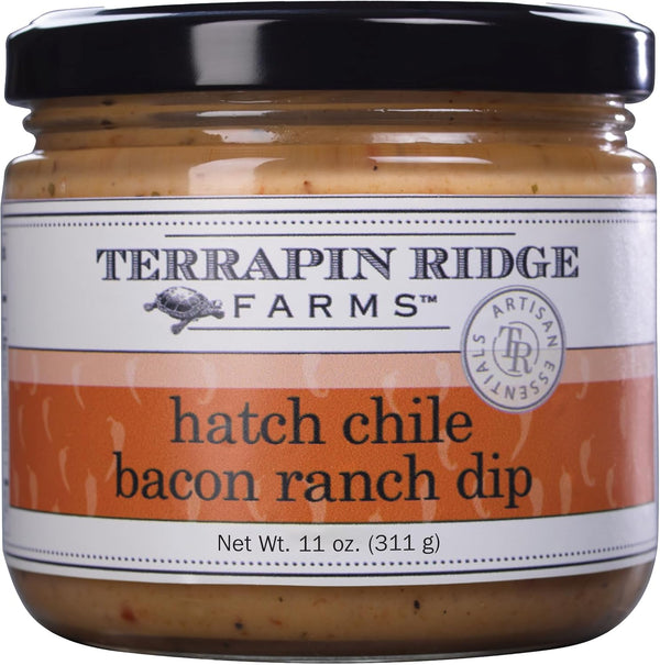 Terrapin Ridge Farms Hatch Chile Bacon Ranch Dip Gourmet Creamy 11 Ounce