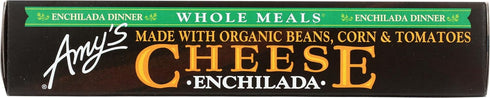 Frozen 9 oz. Amy's Meals, Cheese Enchilada Dinner with Black Beans and Corn, Gluten Free