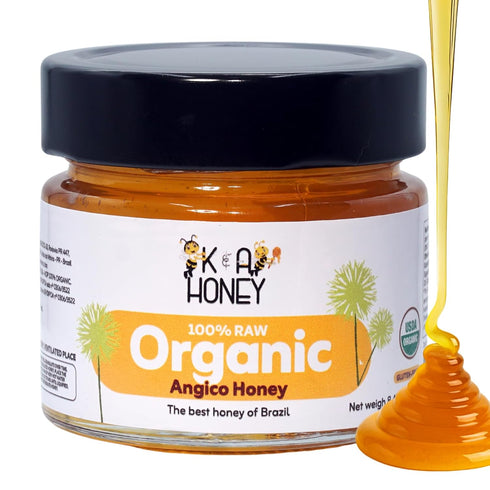 K&A HONEY Angico Blossom | USDA Certified Raw Organic Honey | 100%