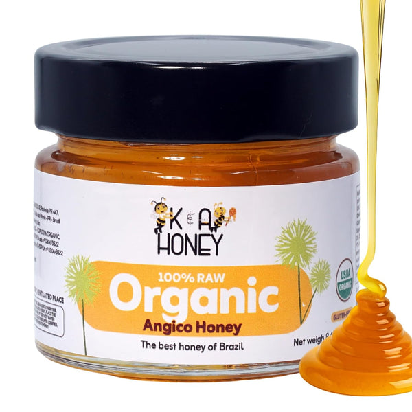 K&A HONEY Angico Blossom | USDA Certified Raw Organic Honey | 100%