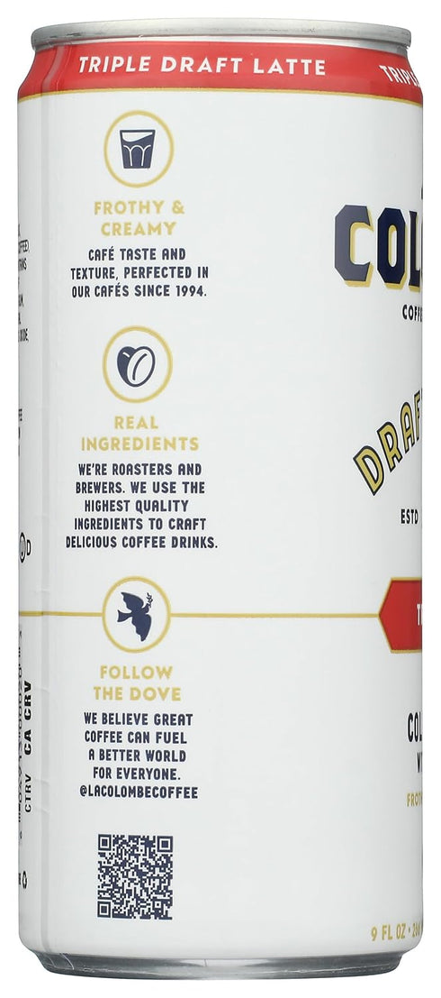 9 3 1 La Colombe Triple Draft Latte - Fluid Ounce - Shots Of Cold-Pressed Espresso and Frothed Milk - Made With Real