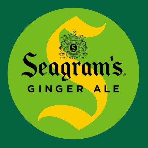 16.9 oz, 12 Pack Seagrams Ginger Soda Soft Drinks, fl