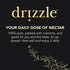 13.2 oz (375 Drizzle Golden Raw Honey - All Natural Pure Raw Honey, Unfiltered & Unheated, Use in Tea & Coffee, Sugar