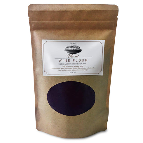 Merlot Wine Flour/Wine Powder made 100% from Grape Skins and Seeds, Gluten Free, Rich in Antioxidants