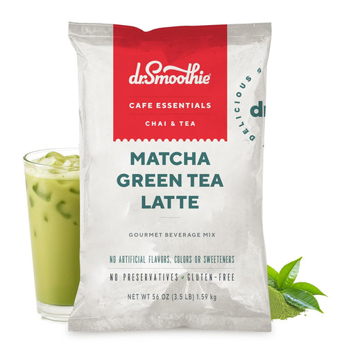 Caf Essentials Matcha Green Tea Latte Frappe Mix No Artificial Colors, Flavors,