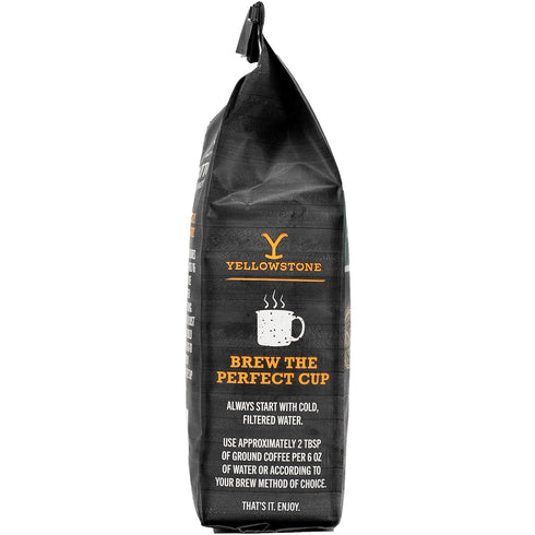 Coffee,100% 36 oz. Yellowstone Bunkhouse Medium Roast Arabica Ground Coffee