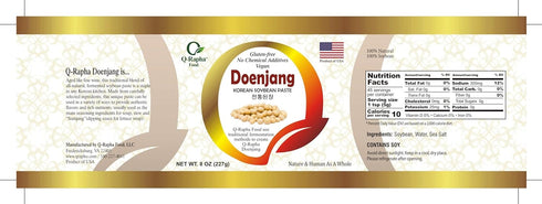 (17.9) (19.9) 2 pack Q-Rapha Premium Korean Doenjang and Gochujang