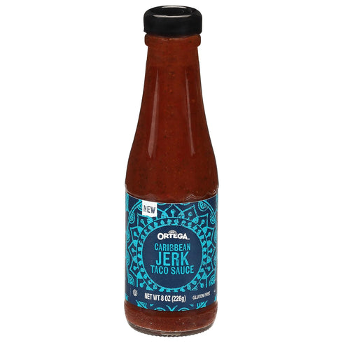 Ortega Caribbean Jerk Taco Sauce, Sweet and Spicy Sauce and Marinade, 8