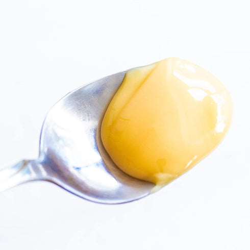 10oz, 283g (3 Swan's Raw and Unfiltered Wildflower Honey Creamy, Silky, Gourmet Includes Beeswax, Pollen, Enzymes Glass