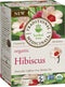 Traditional Medicinals Organic Hibiscus Herbal Tea, Supports Heart Health, (Pack of 2) - 32 Total Tea Bags