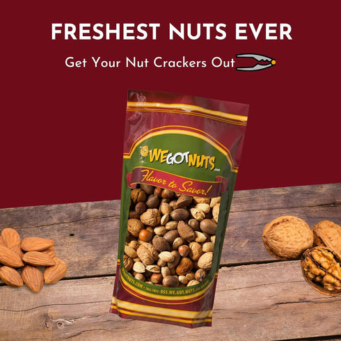 5 Pounds,(80oz) Deluxe Mixed Nuts In-Shell | Raw and Unsalted Mixed Nuts | Fresh Snack Mix | Healthy and Delicious Nuts