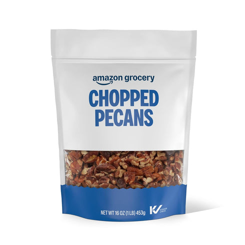 Amazon Grocery, Chopped Pecans, 16 Oz (Previously Happy Belly, Packaging May Vary)
