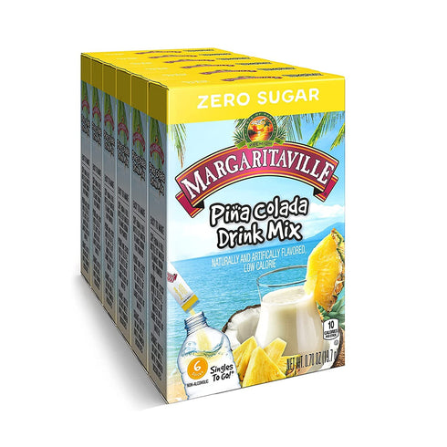 Margaritaville Singles To Go Water Drink Mix - Margarita Flavored, Non-Alcoholic Powder Sticks