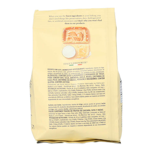 Pack 10 (6.34 Mulino Bianco Galletti Cookies of Ounce) Bag