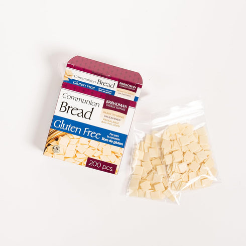 Communion 200 Count Broadman Church Supplies Bread, Gluten Free