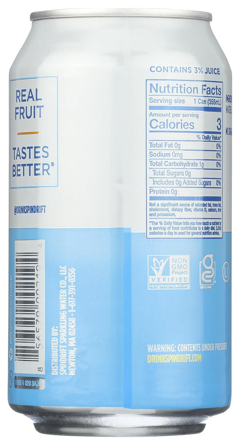 12 oz Spindrift Sparkling Water, Lemon, fl