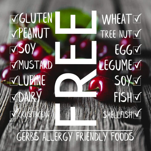 2 lbs. 14 Gerbs Dried Sweetened Cherries | Unsulphured, No Artificial Additives, Resealable Bag | Naturally Tart