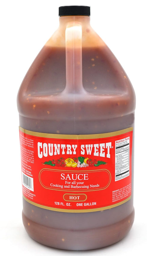 Country Sweet Sauce - Premium Cooking and Finishing Sauce (Hot, 128 Ounces)