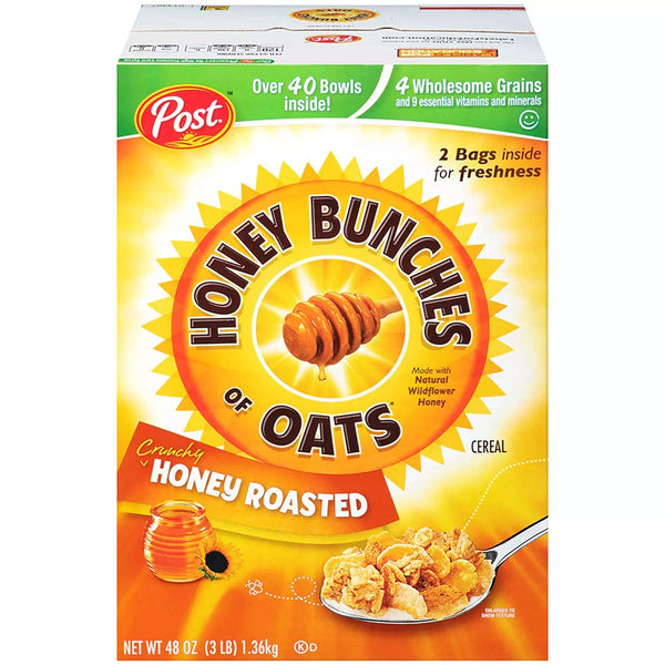 Post Honey Bunches of Oats, Honey Roasted (48 Ounce)