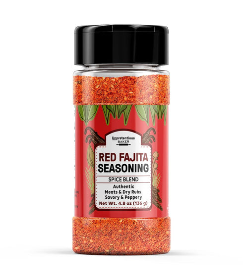 Red Fajita Seasoning Spice Blend, Peppery & Savory for Fajitas & Tacos, Unpretentious (4.8 Ounce)