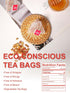 100 Count, TeeLux Hawthorn Berry Tea Bags Natural Premium Hawthorn Berries Herbal Tea, Tangy Flavor and Aroma, Caffeine