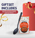 GROVE Simmer 10.58 OZ Set (2 Sauce Butter Chicken, Bundle with Black Nylon Basting Spoon Rich Tomato and Coconut Cream
