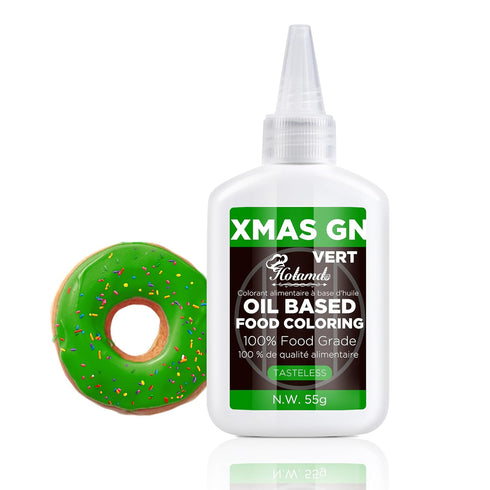 Holamdo Oil Based Food Coloring Set, Xmas Green Oil Based Food Coloring for