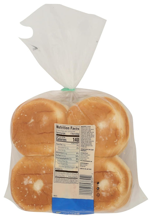 365 by Whole Foods Market 15 OZ Organic Sesame Hamburger Buns