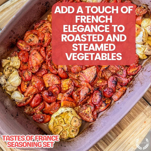 Set Pack GLP-1 French Seasoning Gift | Tastes of France | Artisanal Spice Blends Six | Non GMO, All Natural | No MSG