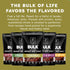 Packs Protein-Packed 2.25 (Pack 1) Bulk Beef Jerky - Brisket Jerky - Soft and Tender - All Natural - Beef Jerky Snack