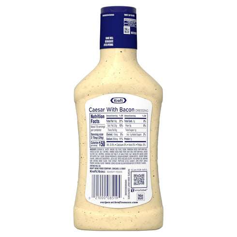 Kraft 16 oz Caesar with Bacon Dressing, fl Bottle