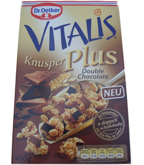 Dr. Oetker Vitalis Double Chocolate Muesli Cereal by Dr Oetker, 14.8 oz (420 g)