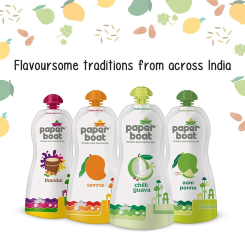 NWIL Summer (Pack 6, 200ml Paper Boat Jaljeera, Refreshing Drink, No Added Preservatives and Colours of each)